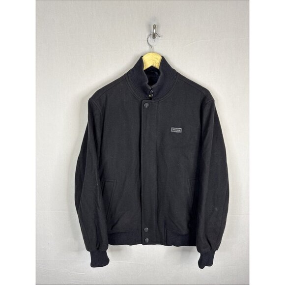 Paul & Shark Yachting Wool Blouson Bomber Jacket Black Men’s Medium